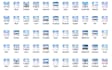 send you 55 to 100 aesthetic clothing templates by me roblox