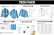 do technical flat sketch and fashion tech pack