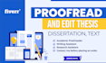 professionally proofread and edit thesis, dissertation, text