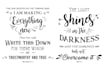 design unique typography quote and poster