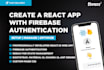 develop a typescript or javascript react app with firebase