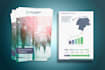 design flyer, catalog, bifold or trifold brochure