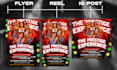 design modern party flyer, club poster, and event