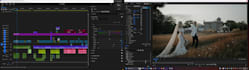 editing cinematic wedding highlight film
