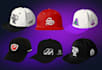 design a snapback, a dad hat, and caps