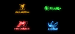 create fire logo youtube intro reveal