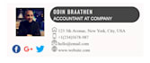 design professional clickable html email signature
