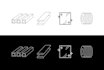 design minimalist vector line icons