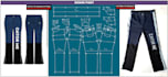 develop professional garment sewing pattern