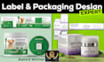 do product label design, supplement label and packaging box design