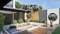 do landscape design, garden design, backyard, swimming pool, and render
