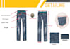 create technical flats sketch and fashion tech pack