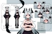 draw HQ live2d or vtuber model ready for rigging