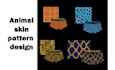 design seamless animal print textile and any type patterns