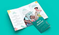 design trifold brochure, pamphlet on medical, health, spa