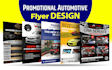 design professional automotive flyer, car wash, auto repair flyer