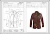 create fashion tech pack of clothing design