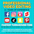 edit and compile videos for you