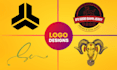 creatively design minimalist unique and modern logo design