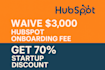 waive hubspot onboarding or get you a discount