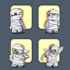 create cute stickers character