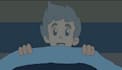 create a 2d short horror cartoon movie
