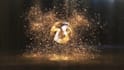 create a magical gold logo intro animation