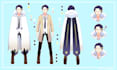 draw character sheet in anime style