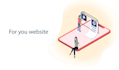 create a 3d isometric illustration for you