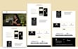 develop static html css bootstrap responsive website