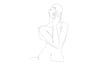 draw line art continuous simple modern 24 hour