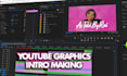 create a high quality influencer youtube intro and outro