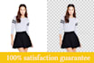 do white and transparent background png