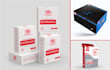 craft modern carton box packaging with print ready files