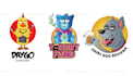 do a funny cool crazy cartoon logo, mascot