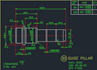 draw 2d detailed drawings in autocad,solidworks