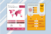 design flowchart, business infographic design