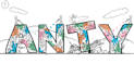 draw psychedelic funky doodle art illustration for you