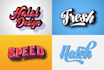 modern hand drawn typography logo design