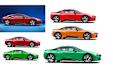 do automotive, and car photo cut out, color changes, with background change