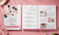 design modern ebook, workbook, lead magnet, book, and canva template