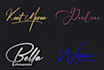 create unique signature logo