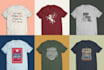 create a unique illustrated merch design