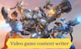 write professional engaging video game article or blog posts