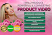 create an amazon ecommerce product video