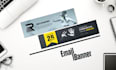 design professional email banner, signature and web banner