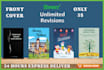 design unique book cover, kindle  book cover, children and ebook cover