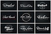 design fast signature, handwriting, scripted, cursive logo