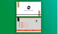 create simple business card design for you