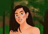 draw a digital stylized portrait